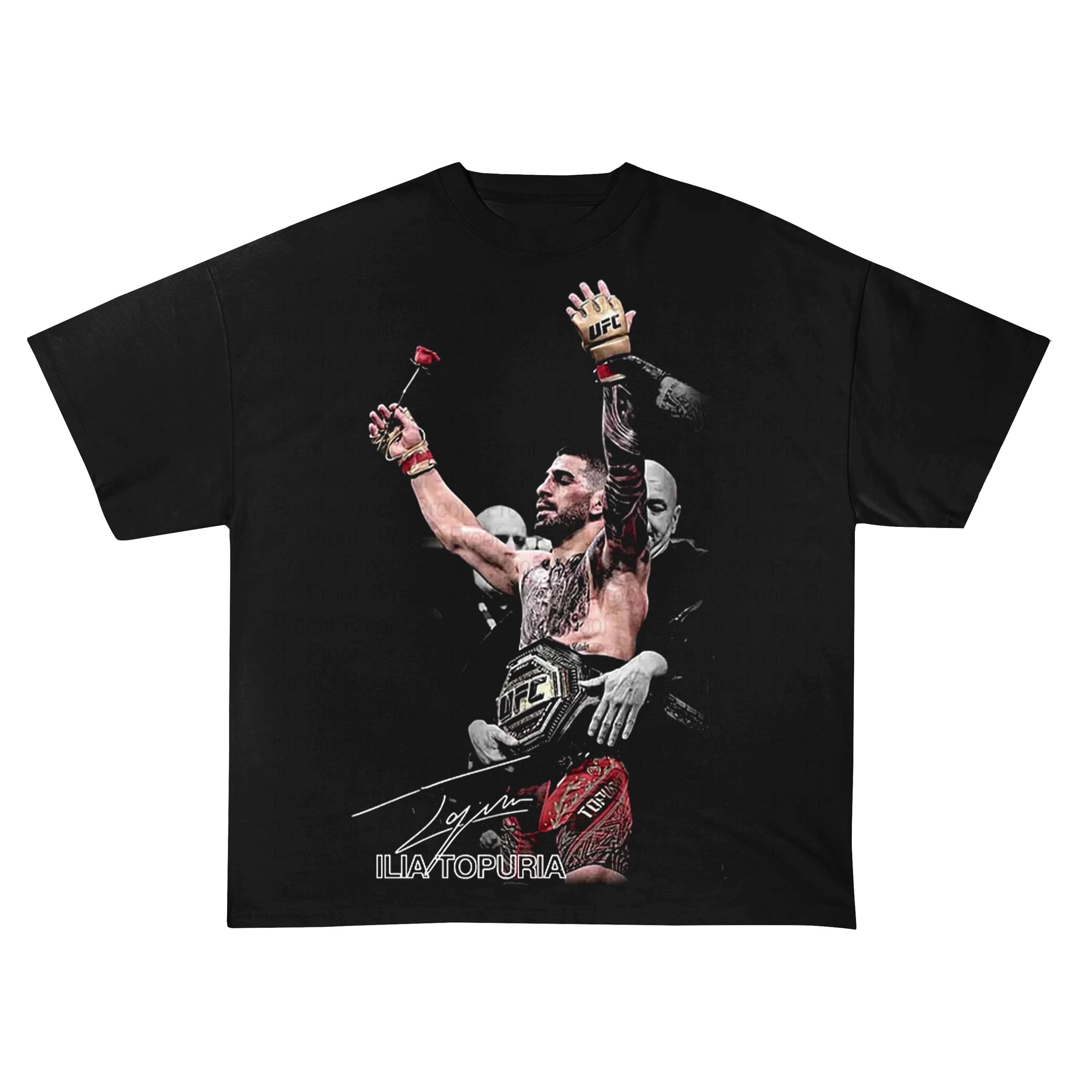 T-shirt Ilia Topuria - Lutteur Professionnel Espagnol Géorgien El Matador - Nouvelle Collection Été