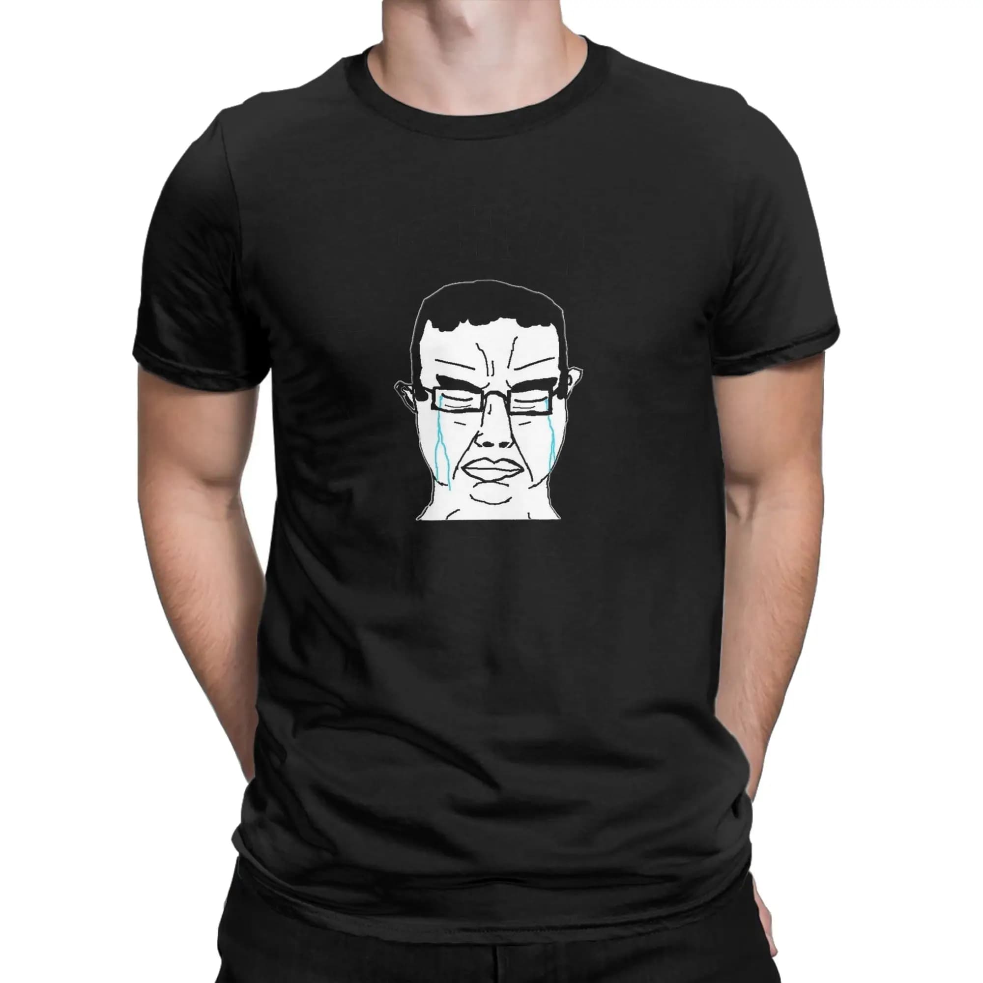 Hommes T-Shirts Chudjak Chud Meme rien de jamais arrive pur coton t-shirt à manches courtes drôle t-