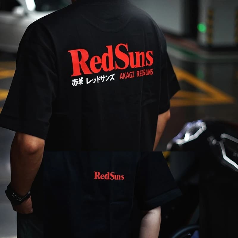 T-shirt à imprimé graphique moto japonaise pour hommes et femmes, col rond, vêtements décontractés e