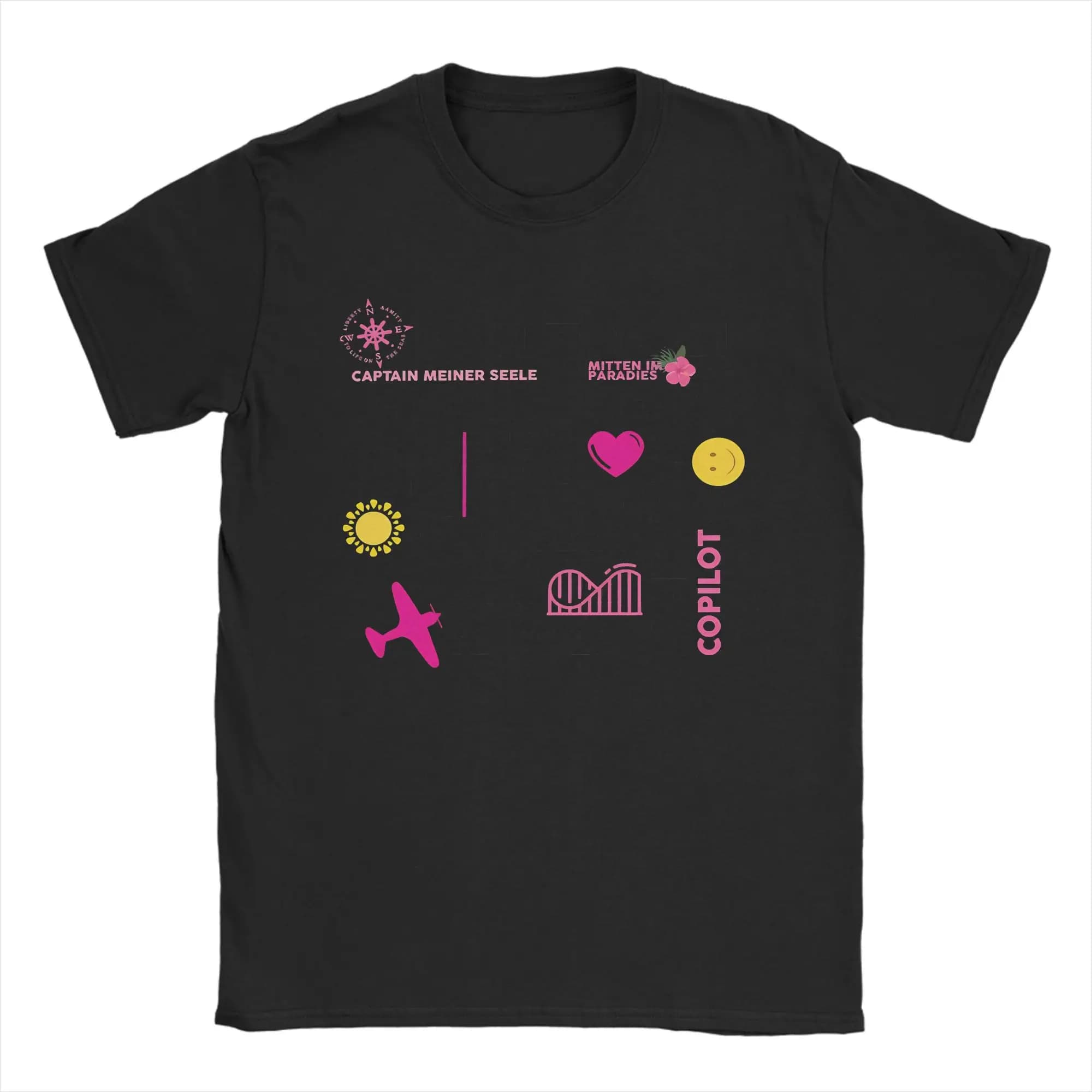 T-Shirt Helene Fischer Best Of Songs, en pur coton, col rond, vêtements surdimensionnés, manches cou