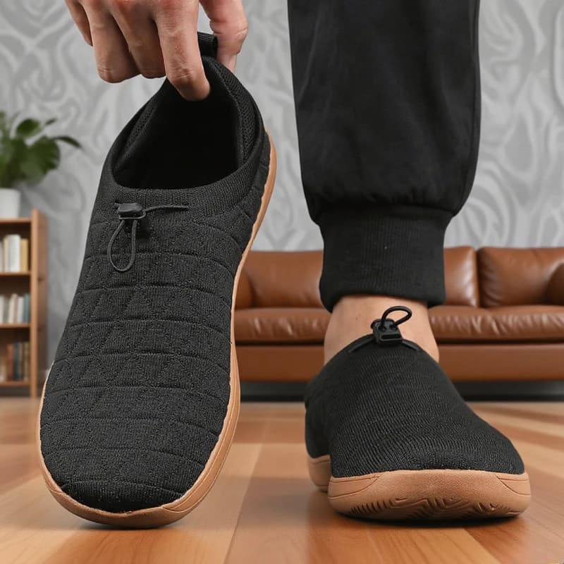 Zero Drop – baskets décontractées en maille tricotée respirante pour hommes, chaussures larges pieds