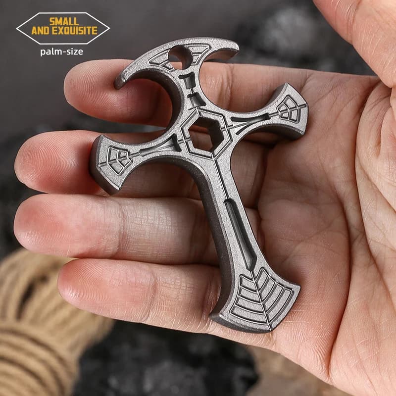 Pendentif croix de défense tactique, équipement cool d'auto-défense, à la mode et exquis, cadeau uni