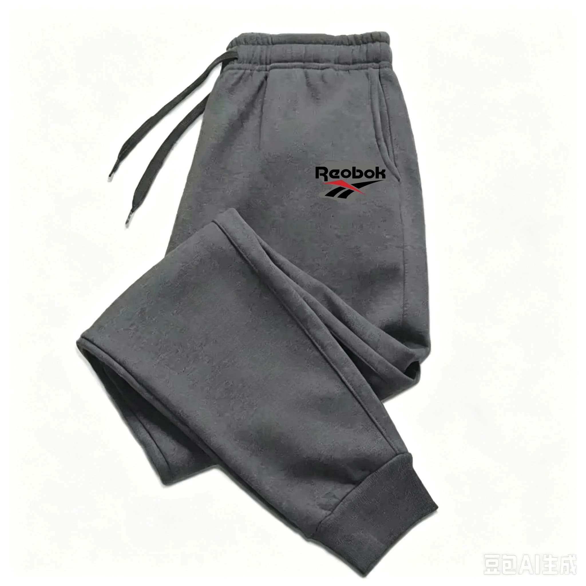 Pantalon de jogging décontracté pour homme, taille élastique avec cordon de serrage, poches latérale