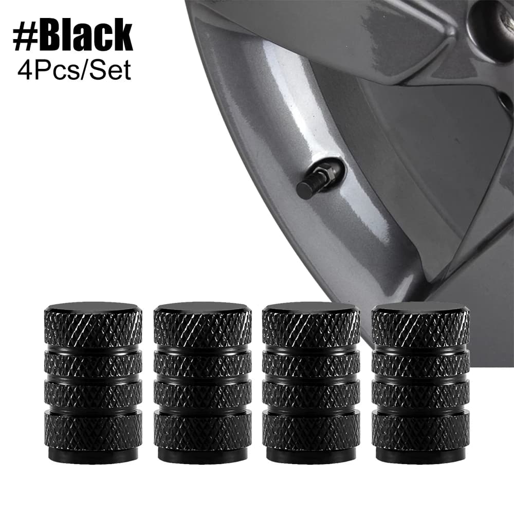 Bouchons de Valve de pneu en aluminium, anti-poussière, couvercles de tige universels pour voitures,