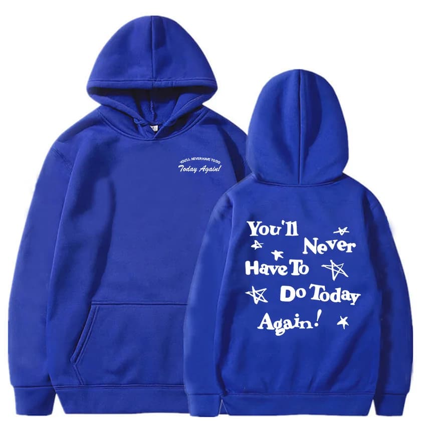 Alex Warren sweat à capuche graphique vous ira jamais pour faire aujourd'hui sweat-shirts décontract