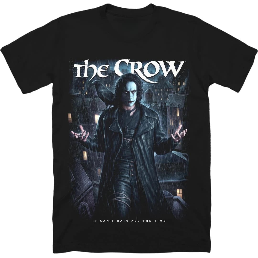 T-shirt graphique The Crow Eric Draven, film d'horreur classique des années 90, super-héros, streetw
