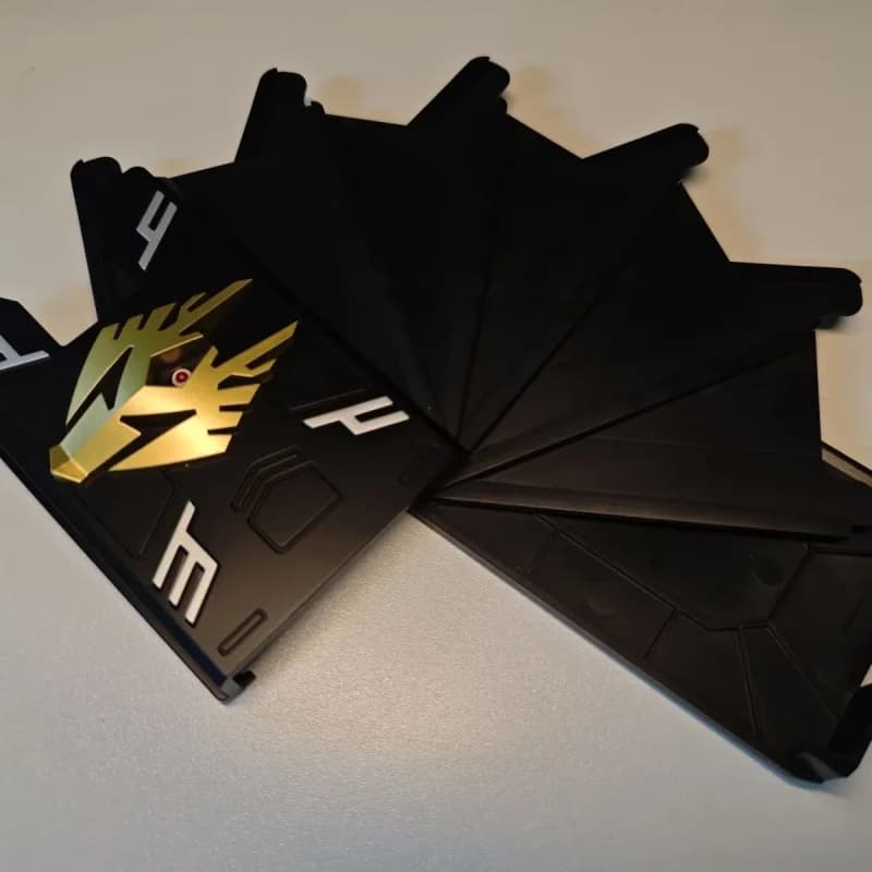 En stock : Étui pliable extensible en carton pour cartes Kamen Rider Ryuki Ryuga, collection d'anime