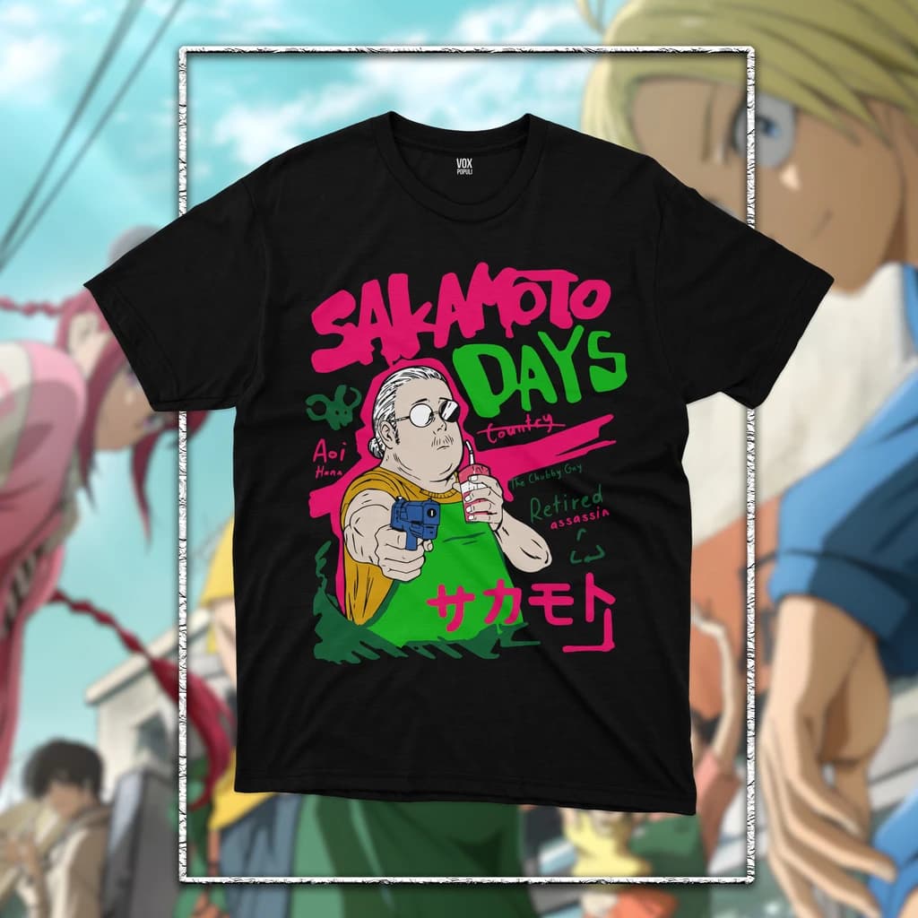 Sakamoto Days T-shirt graphique hommes femmes surdimensionné Y2k Anime Manga T-shirt de haute qualit