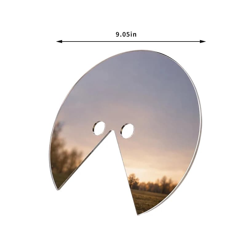 Masque Miroir Créatif pour Photo Booth – Masque Décoratif Amusant pour Fêtes, Cosplay et Accessoires