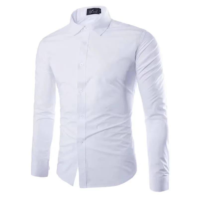 Chemises habillées unies 17 couleurs 2026 – Chemises élégantes à manches longues pour hommes, idéale