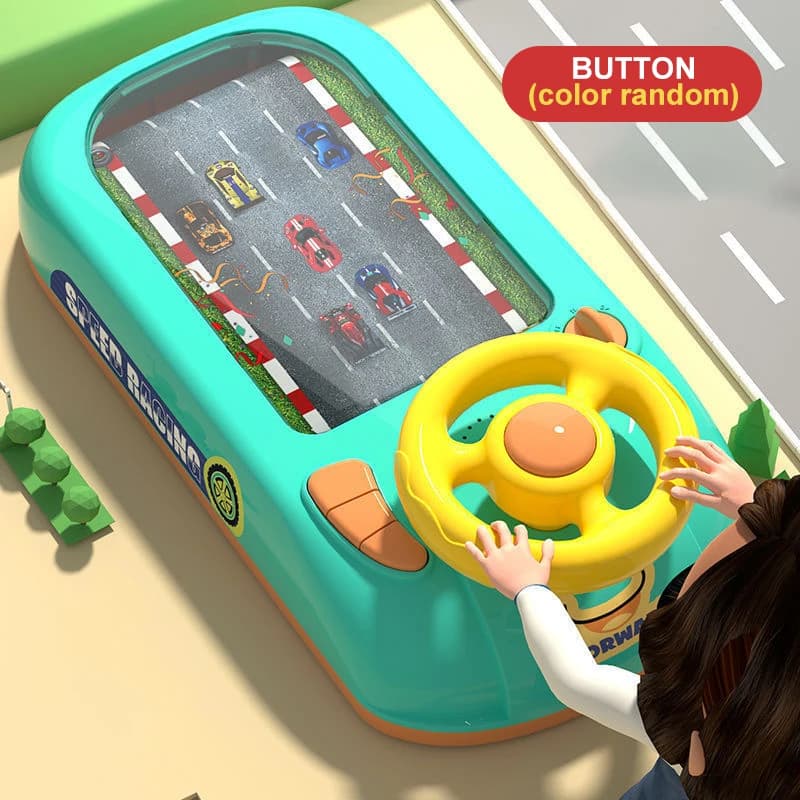 Jeu de société de course automobile simulée avec son, simulation interactive de course automobile, j