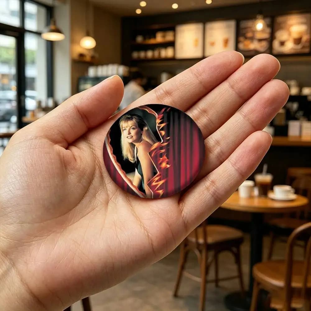 Broches et badges Twin Peaks F-Fire Walk Me 25mm 32mm 44mm 58mm 75mm pour accessoires et cadeaux
