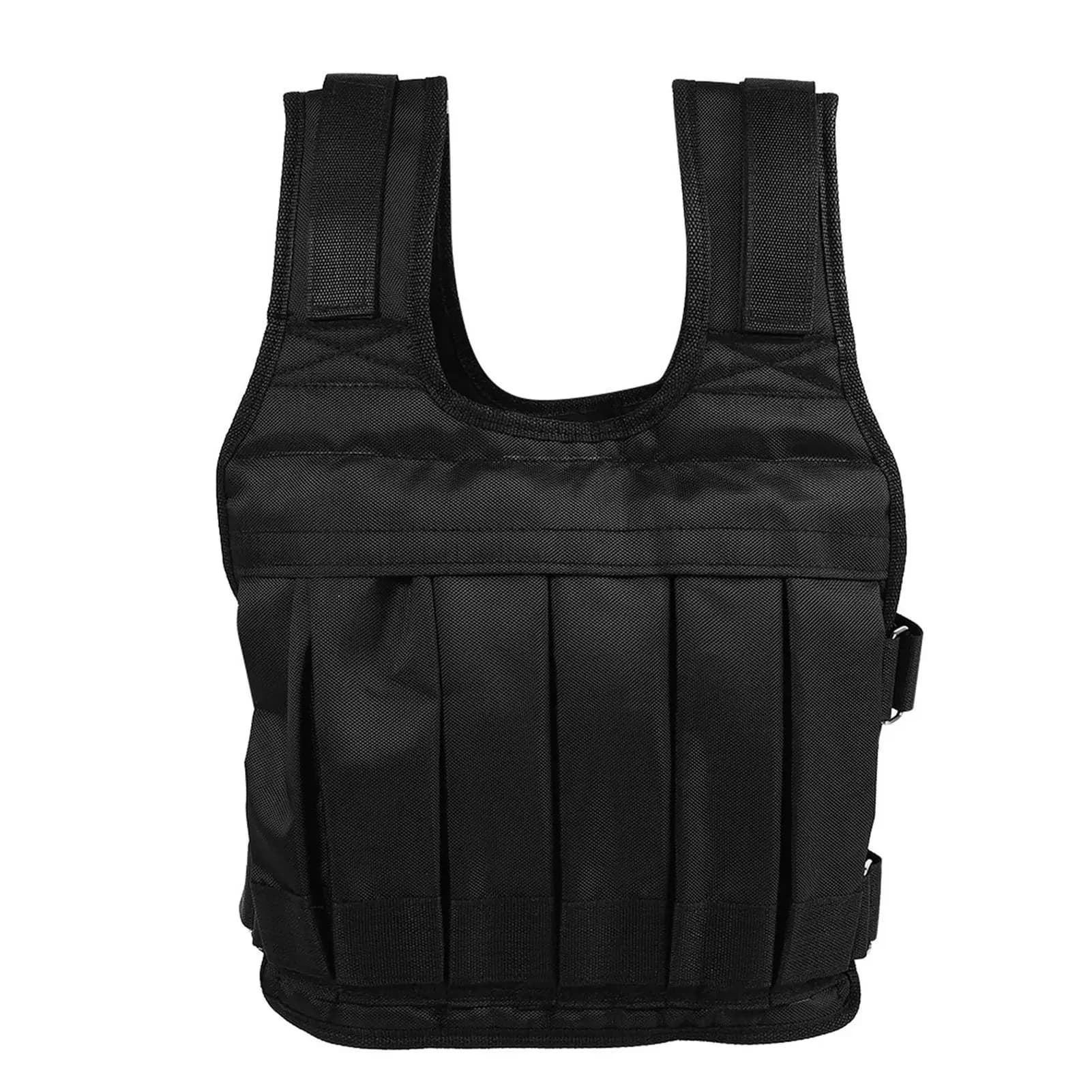 Gilet lesté en tissu Oxford robuste 50 kg pour l'entraînement de force et le fitness