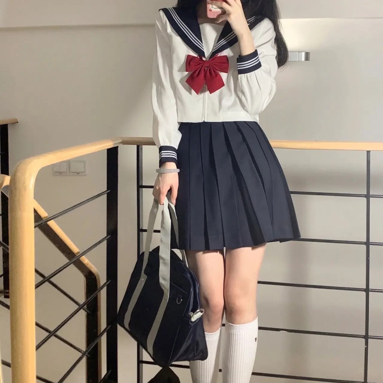 Uniforme japonais JK, costume de marin de Style basique orthodoxe, col Kansai, costume de Style coll