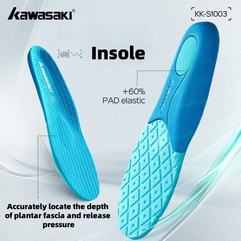 Kawasaki semelles intérieures de sport pour chaussures KK-S1003 respirant haute élasticité course am