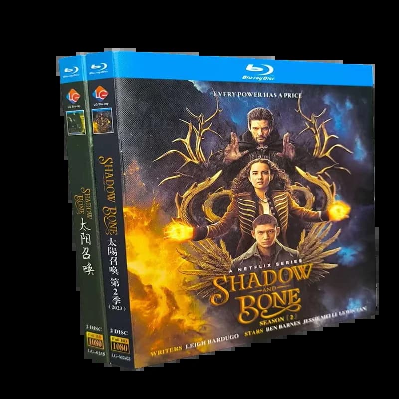 Shadow and Bone Saison 1-2 : 4 BD Ensemble de nouvelles boîtes toutes les régions Disque Blu-ray
