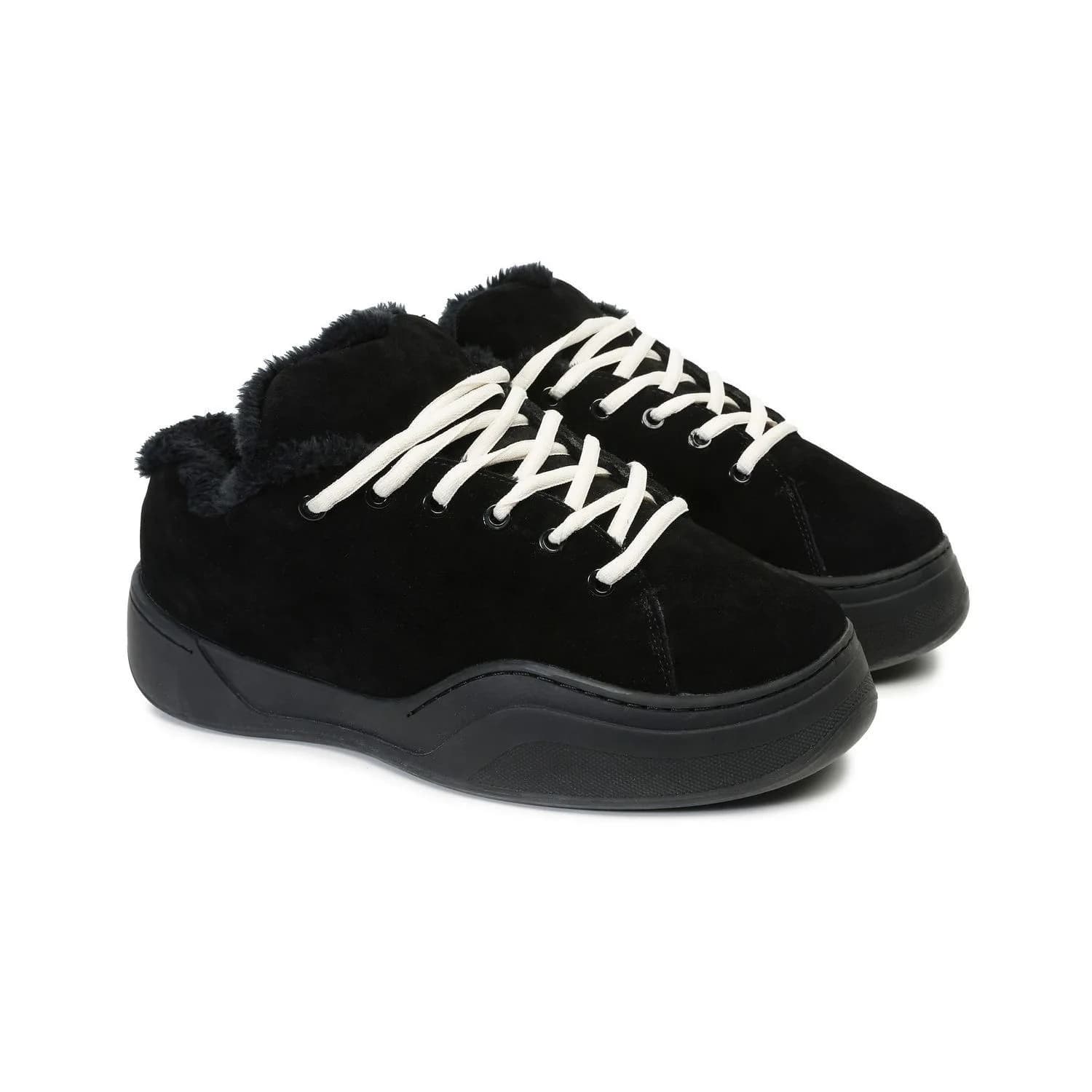 Chaussures de Skateboard en daim et cuir véritable pour hommes et femmes, baskets chaudes à platefor