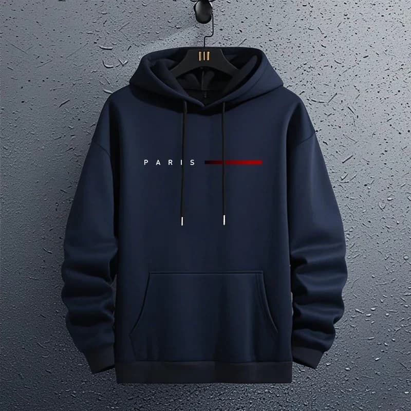 Sweat-shirts à capuche pour hommes Paris Fashion, pour toutes les saisons, décontractés, sportifs, 2