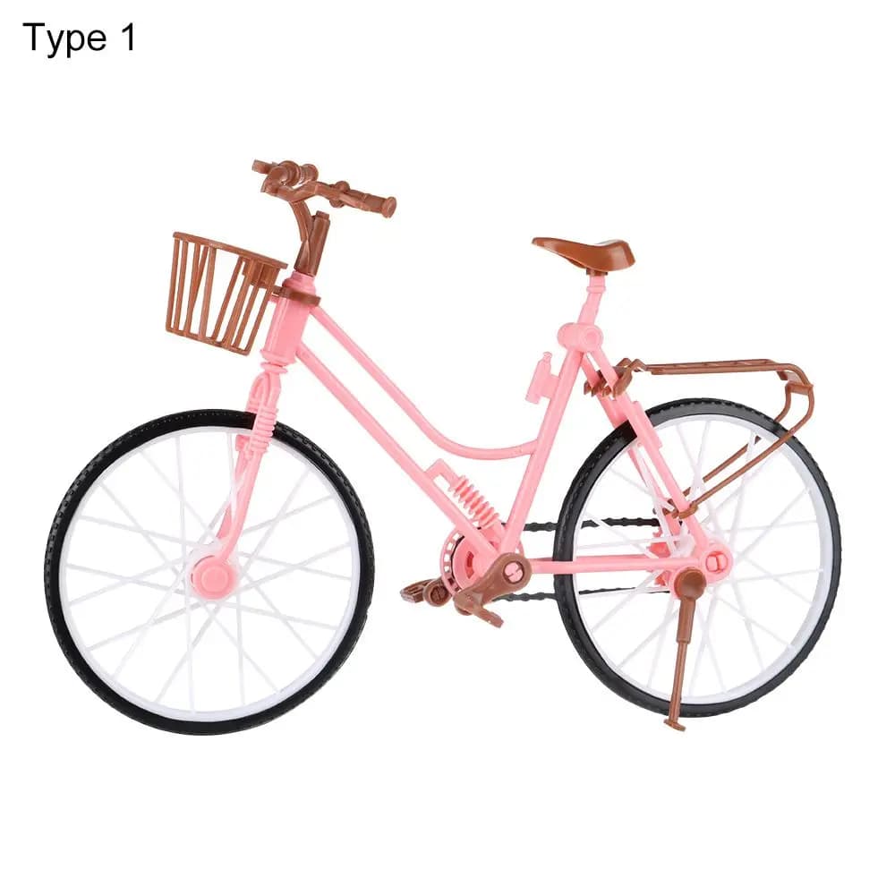 Accessoires de photographie multicolores, modèle de scène de cyclisme, accessoires de maison de poup