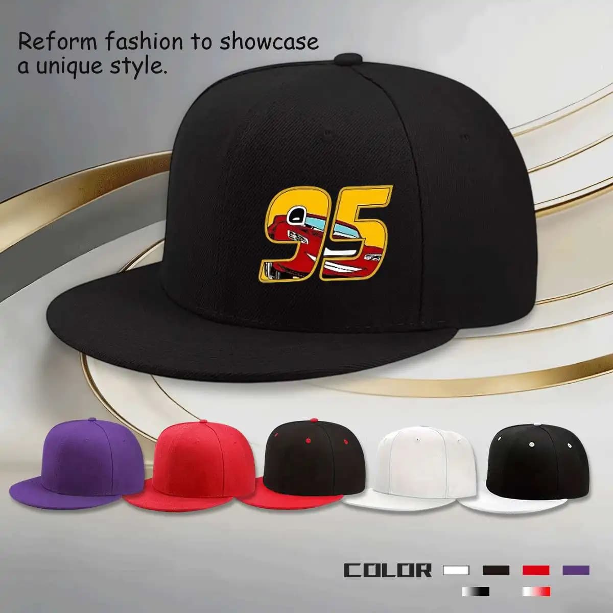 Casquette de baseball imprimée numériquement Racing 95, conçue pour les hommes et les femmes, adapté