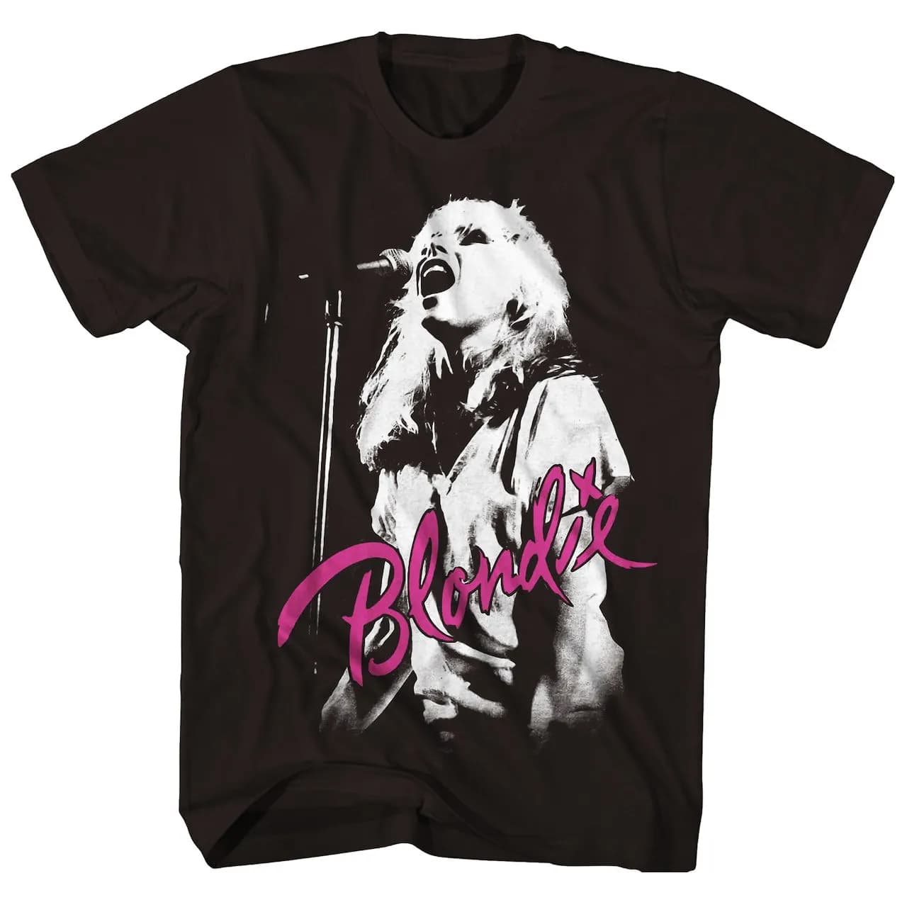 T-shirt punk rock du groupe Blondie, t-shirt rétro et ample pour le groupe féminin des années 1960