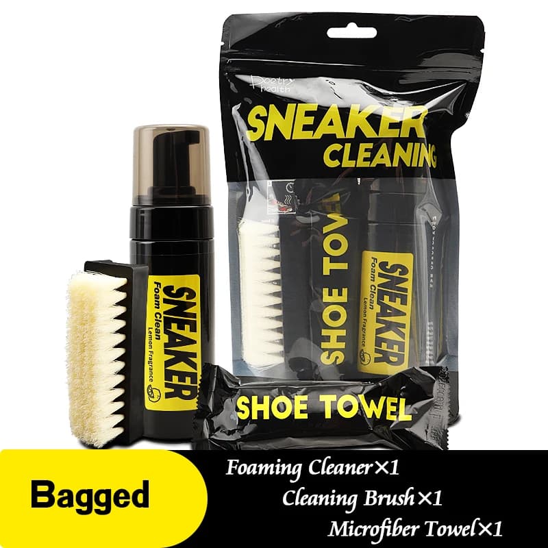 Kit de nettoyage à sec pour chaussures blanches, mousse nettoyante pour chaussures, 150 ml, mousse s