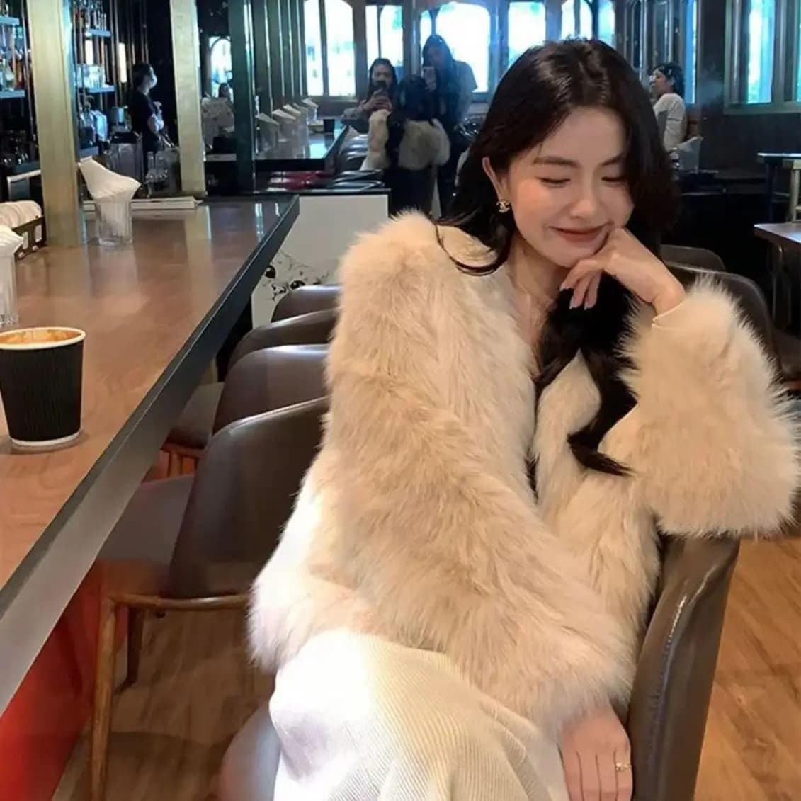 Femmes fausse fourrure manteau vêtements 2025 nouvelle mode décontracté Imitation fourrure de renard