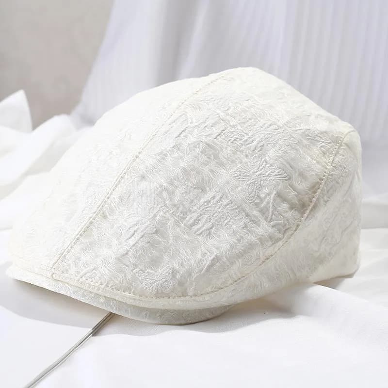 Casquette American Vintage à visière, grande taille, effet amincissant pour le visage, style béret f