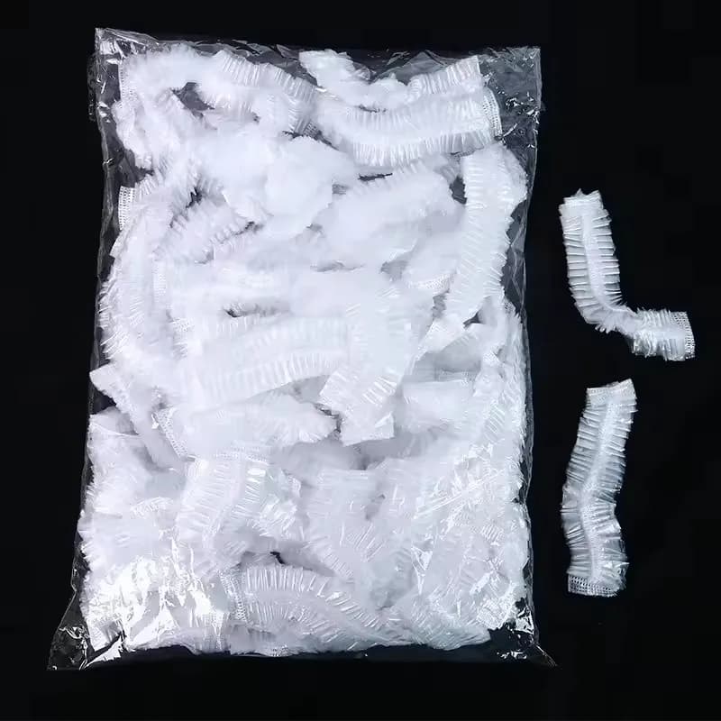 Couvre- bonnets de douche jetables, 50/100/200 pièces, accessoires de salle de bains, bonnets pour c