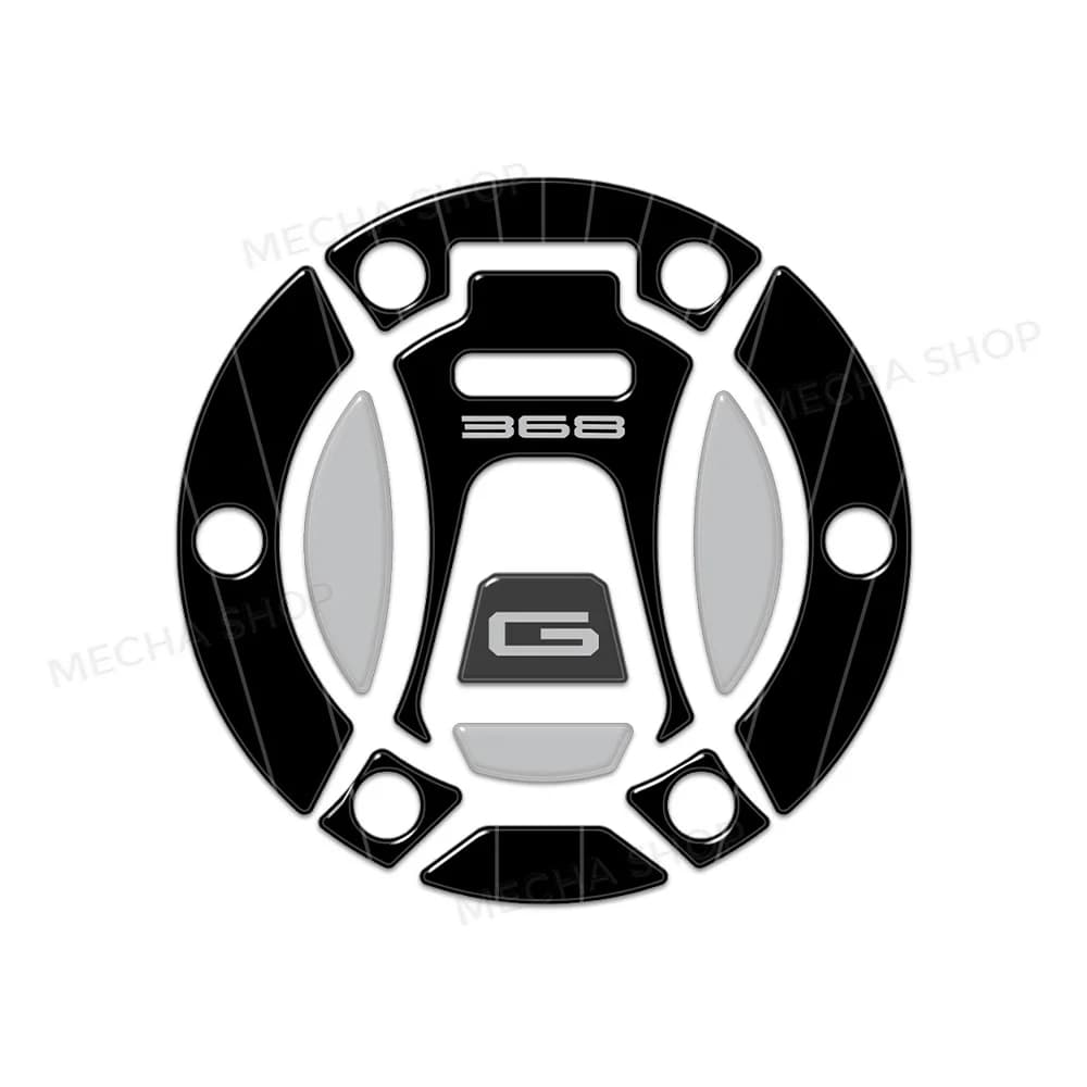 Protection du bouchon de réservoir pour Zontes 368G 368 G 2025-2026, autocollant en résine 3D, autoc