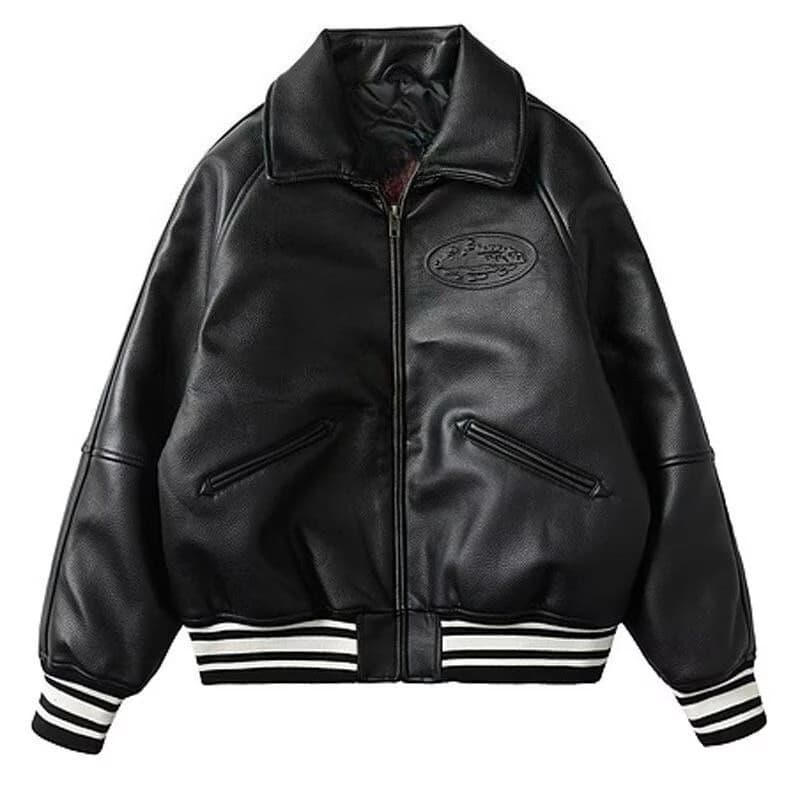 Vestes bombardier en cuir PU pour hommes, Streetwear, Trench-coat, coupe-vent pour hommes, vestes re