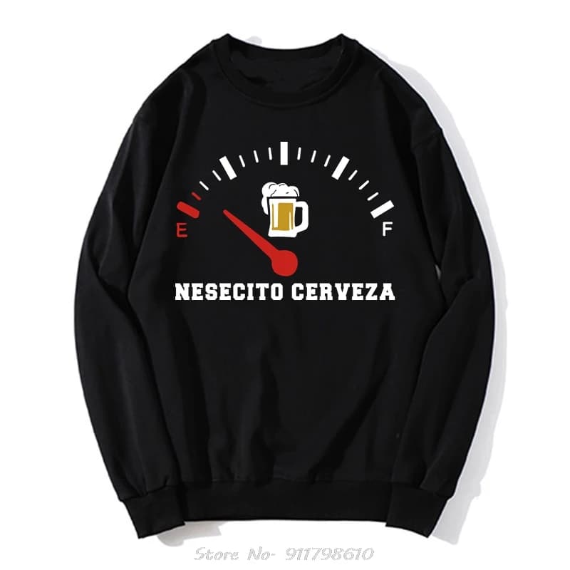 CerLiza-Sweat à capuche en coton avec citation espagnole drôle pour hommes, pull à la mode, streetwe
