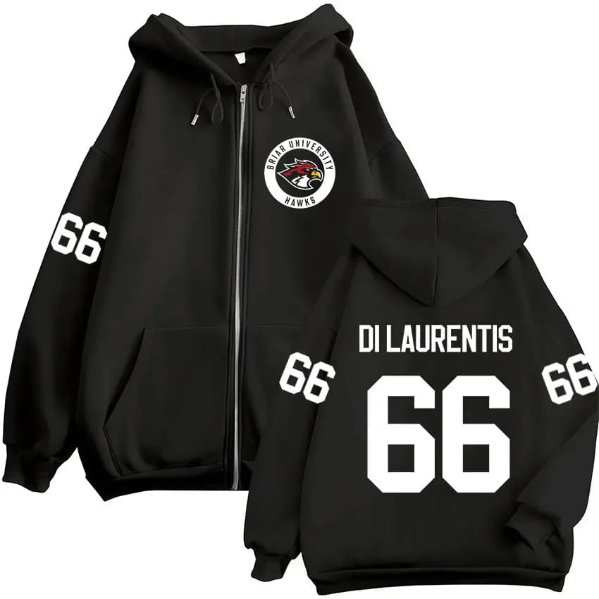 Di Laurentis 66 Off Campus Hockey – sweat-shirt à capuche avec fermeture éclair pour hommes, vêtemen