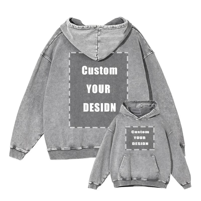 Sweat-shirts à capuche personnalisés avec impression DTG, créez votre propre design, sweats à capuch