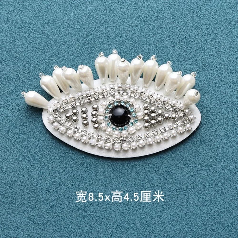 Perles artisanales françaises, motifs hippocampe, cocotier, cactus, sequins pour les yeux, autocolla