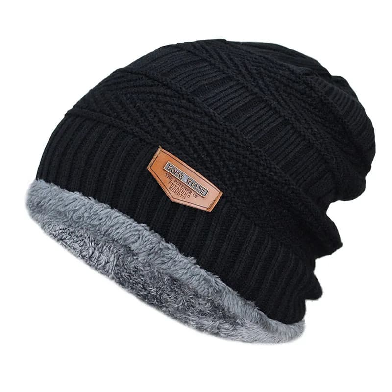 Bonnet d'hiver pour hommes, tricoté, bonnet d'hiver pour femmes, écharpe de cou en laine épaisse, ca