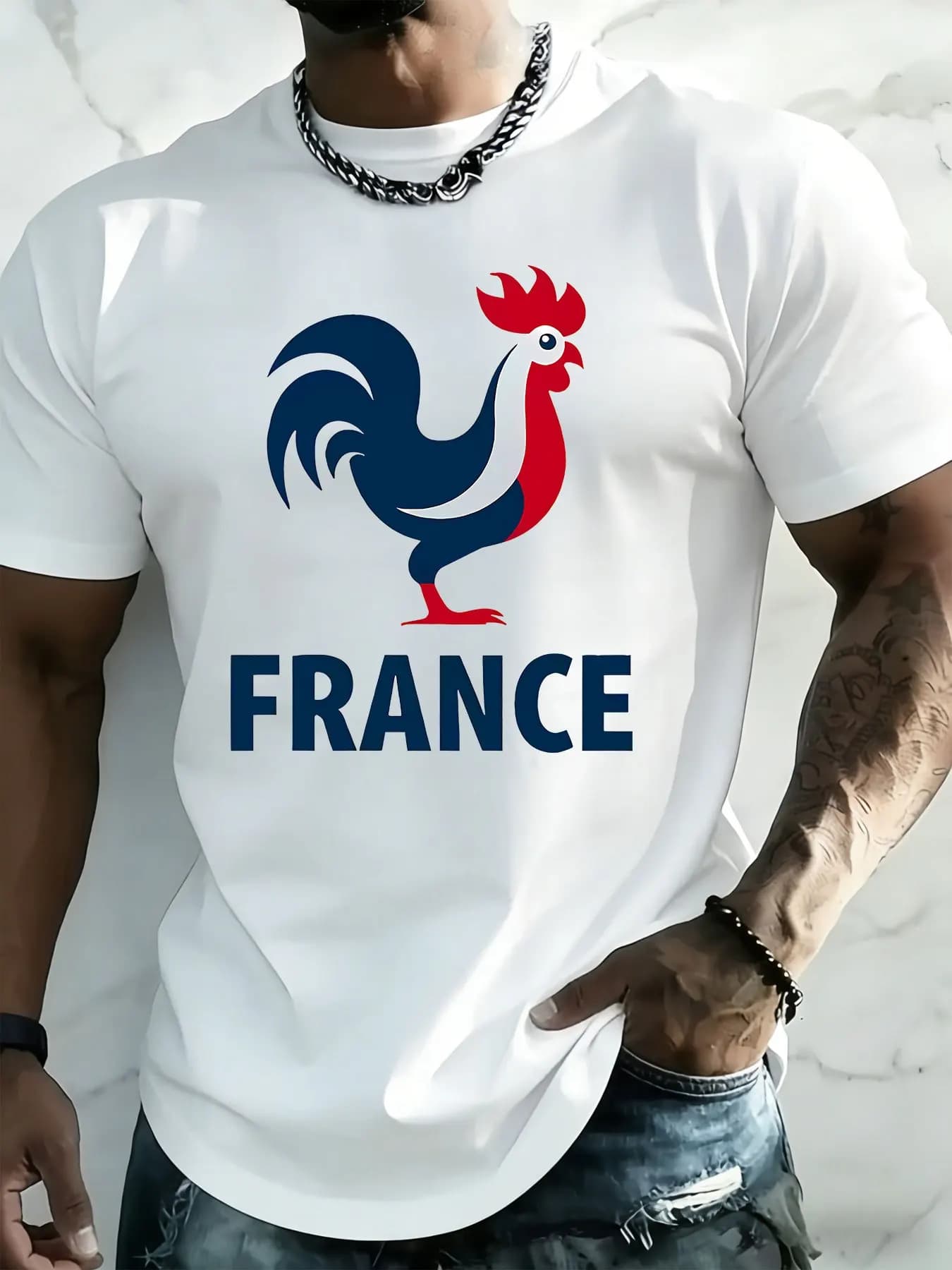 T-shirt pour homme avec motif humoristique et lettres, style streetwear décontracté, coupe oversize,
