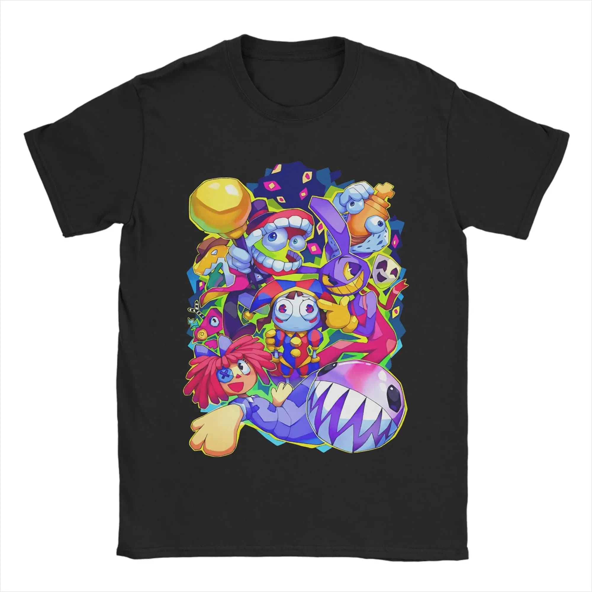 T-shirt The Amazing Digital Circus Fan 2026 pour homme, vêtement d'été en coton, mode dessin animé,