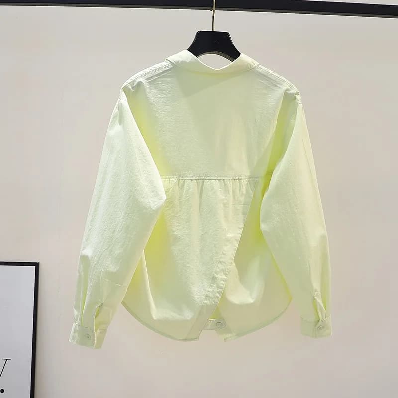 2025 Blusas Mujer De Moda à manches longues Blouse ample femmes vêtements mode coréenne chemises déc