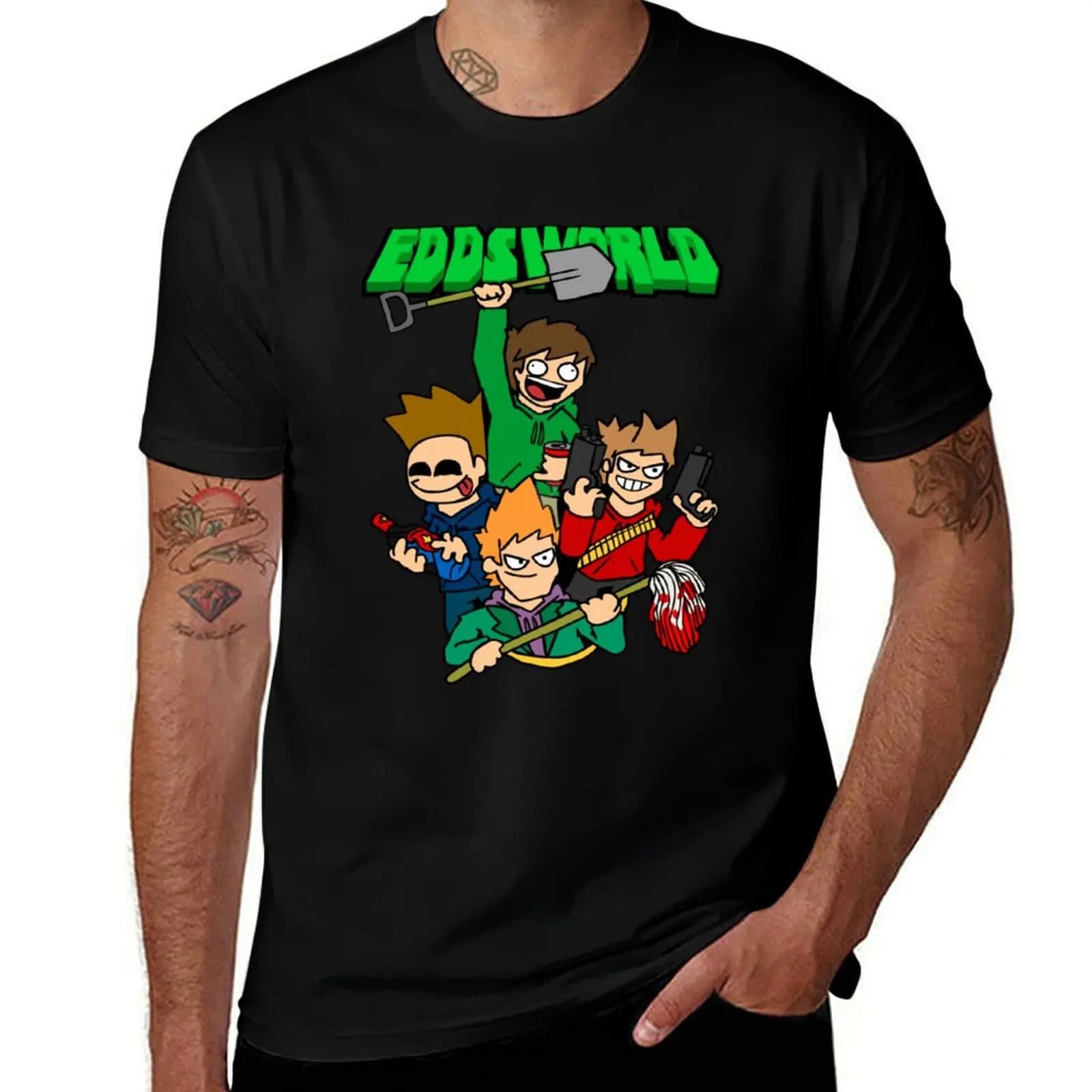 eddsworld T-Shirt T-shirt basique en coton respirant