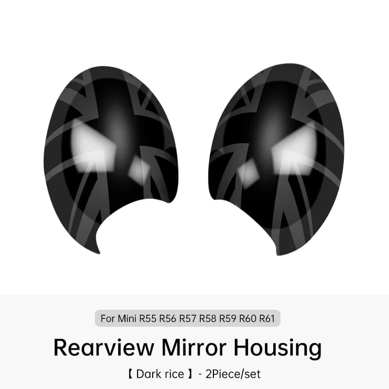 Coque de rétroviseur de voiture pour Mini Cooper R55 R56 R57 R58 R59 R60 R61, accessoires décoratifs