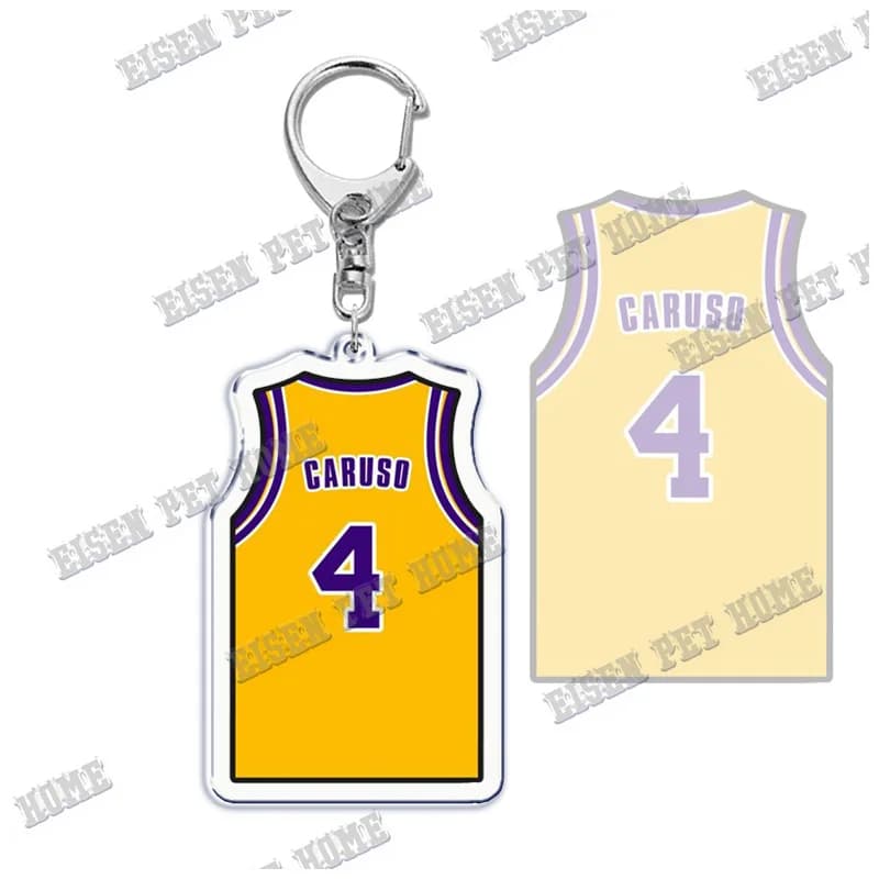 Étoiles de basket-ball maillots porte-clés mode porte-clés sac acrylique pendentif accessoires cadea
