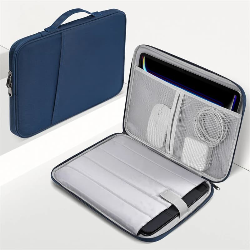 Étui pour ordinateur portable avec poignée imperméable et antichoc pour Macbook Air 11 12 13 13,6 po