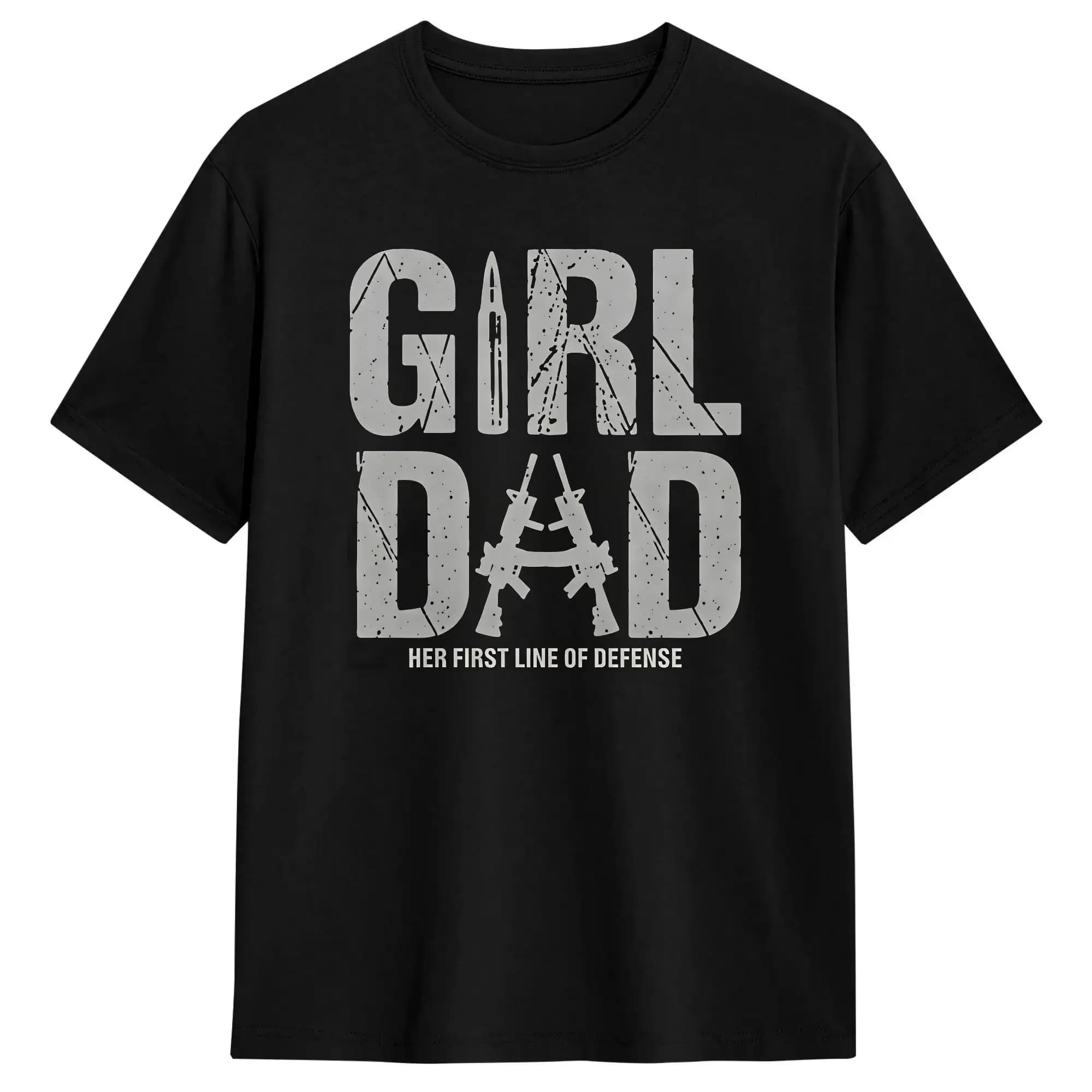 T-shirt Grunt Style Girl Dad, esthétique estivale, 100% coton, à la mode, pour hommes, motifs variés
