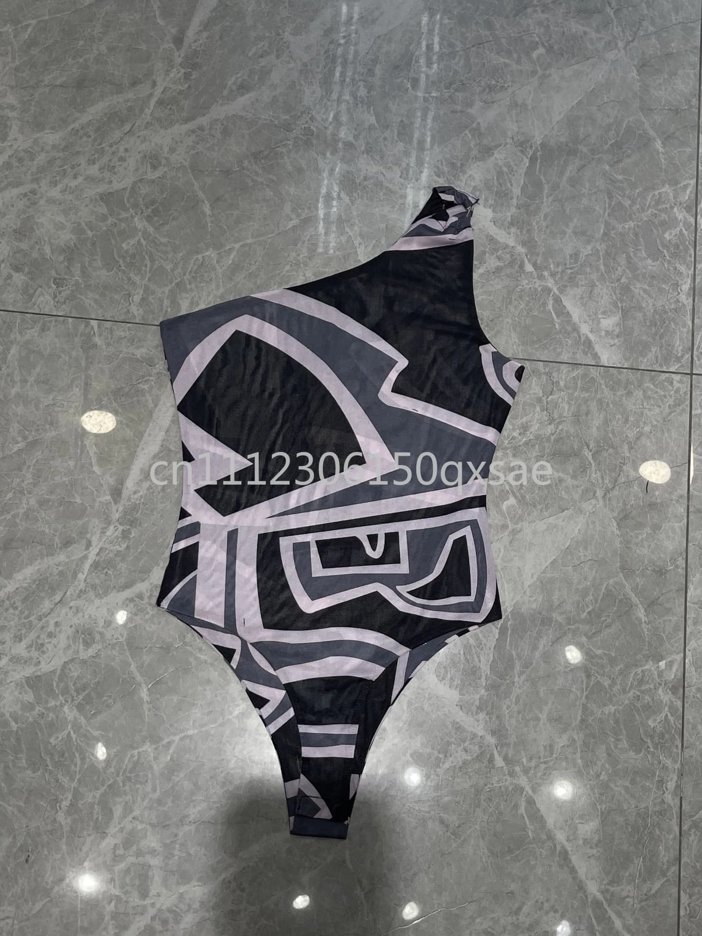 Ensembles de robes en maille pour femmes au design luxueux avec logo signature, hauts sexy à manches