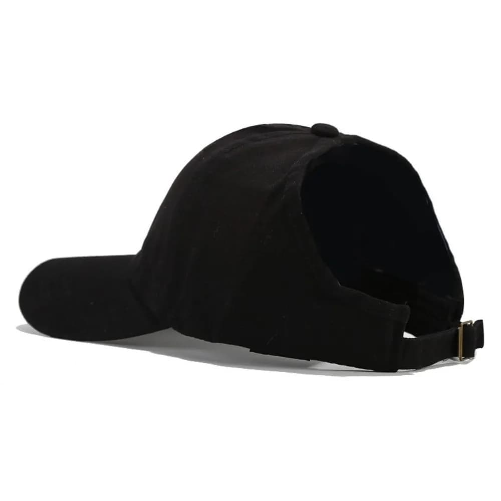 Casquette visière couleur unie, casquette de baseball délavée, réglable, casquette à visière ouverte