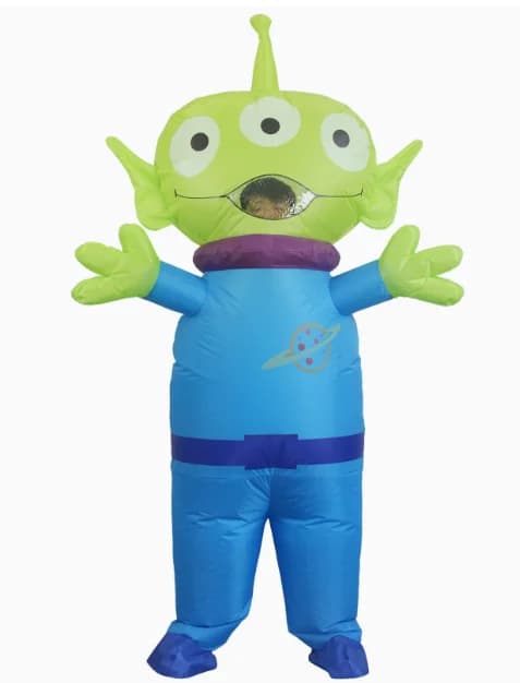 Costumes de mascotte extraterrestres gonflables, costume de Cosplay gonflable de dessin animé, tenue