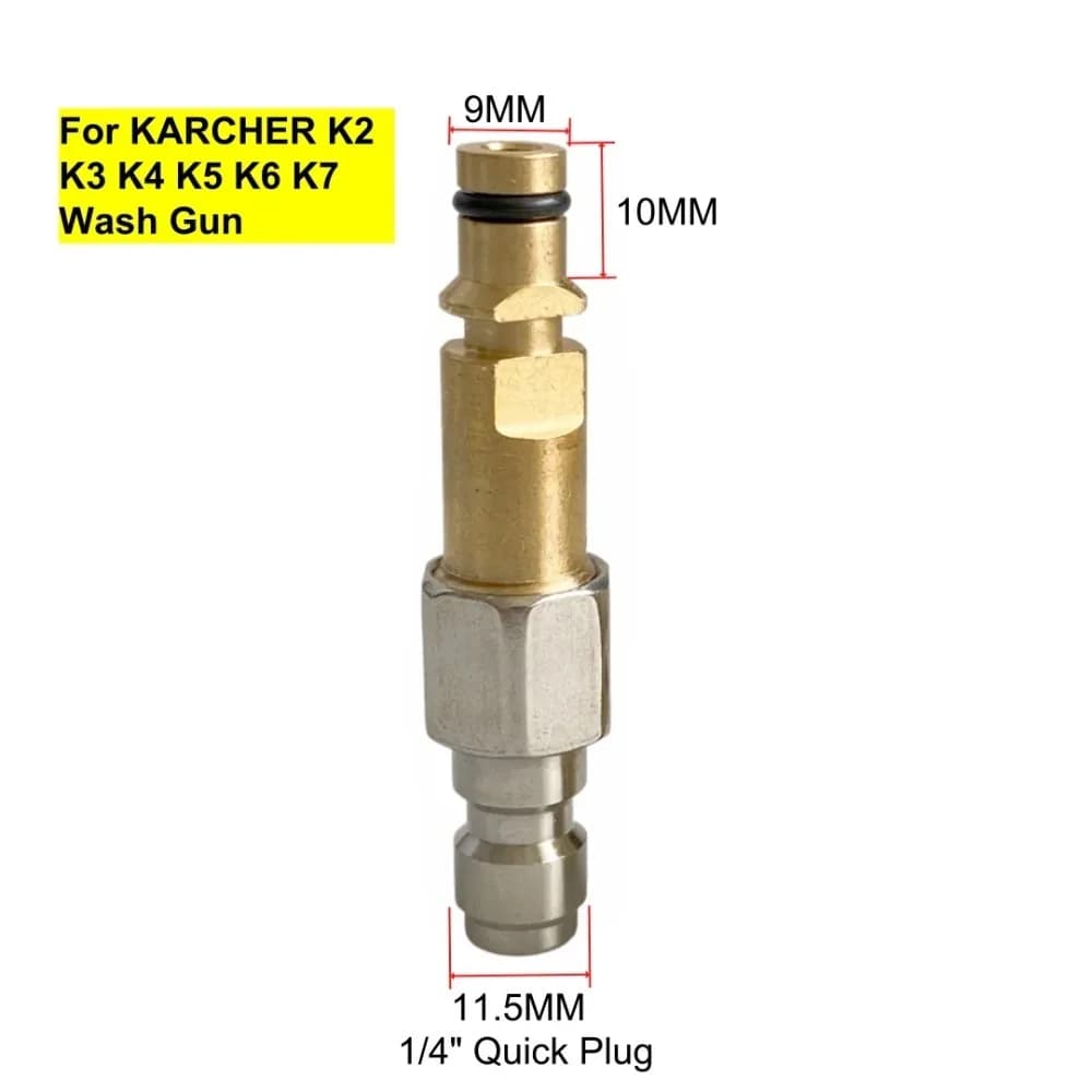 Accessoires pour nettoyeur haute pression, connecteur rapide 1/4, adaptateur anti-emmêlement, pour c
