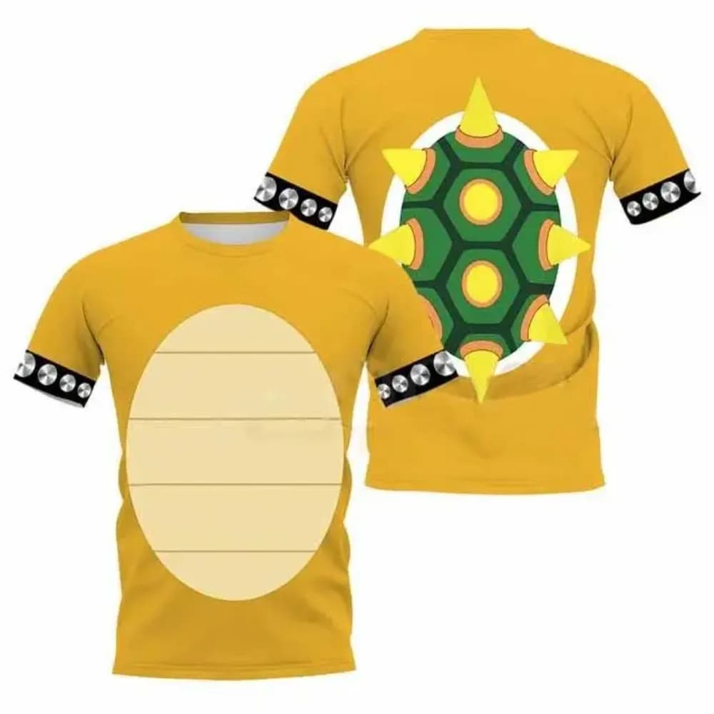 Nouveautés! T-shirt décontracté à col rond et manches courtes, inspiré du cosplay de Super Mario, im