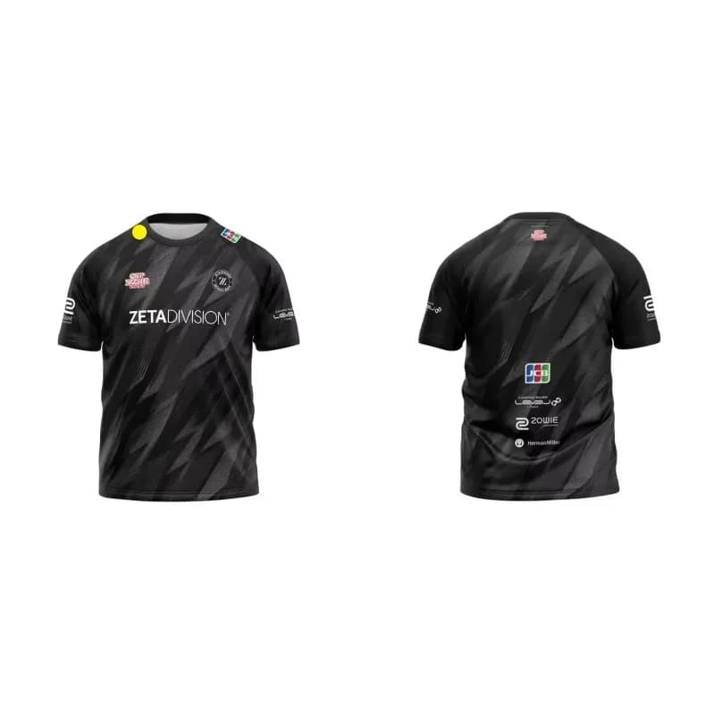 T-shirt d'été décontracté à manches courtes pour équipe d'e-sport Zeta Division, modèle parent-enfan